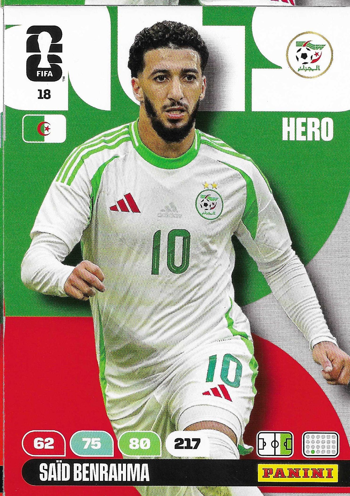 Said Benrahma Básica (18)  - Adrenalyn XL World Cup 2026