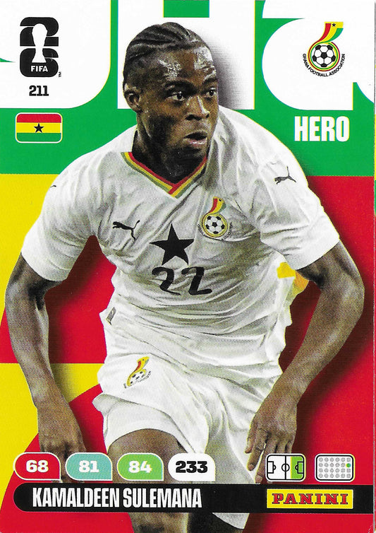 Kamaldeen Sulemana Básica (211)  - Adrenalyn XL World Cup 2026