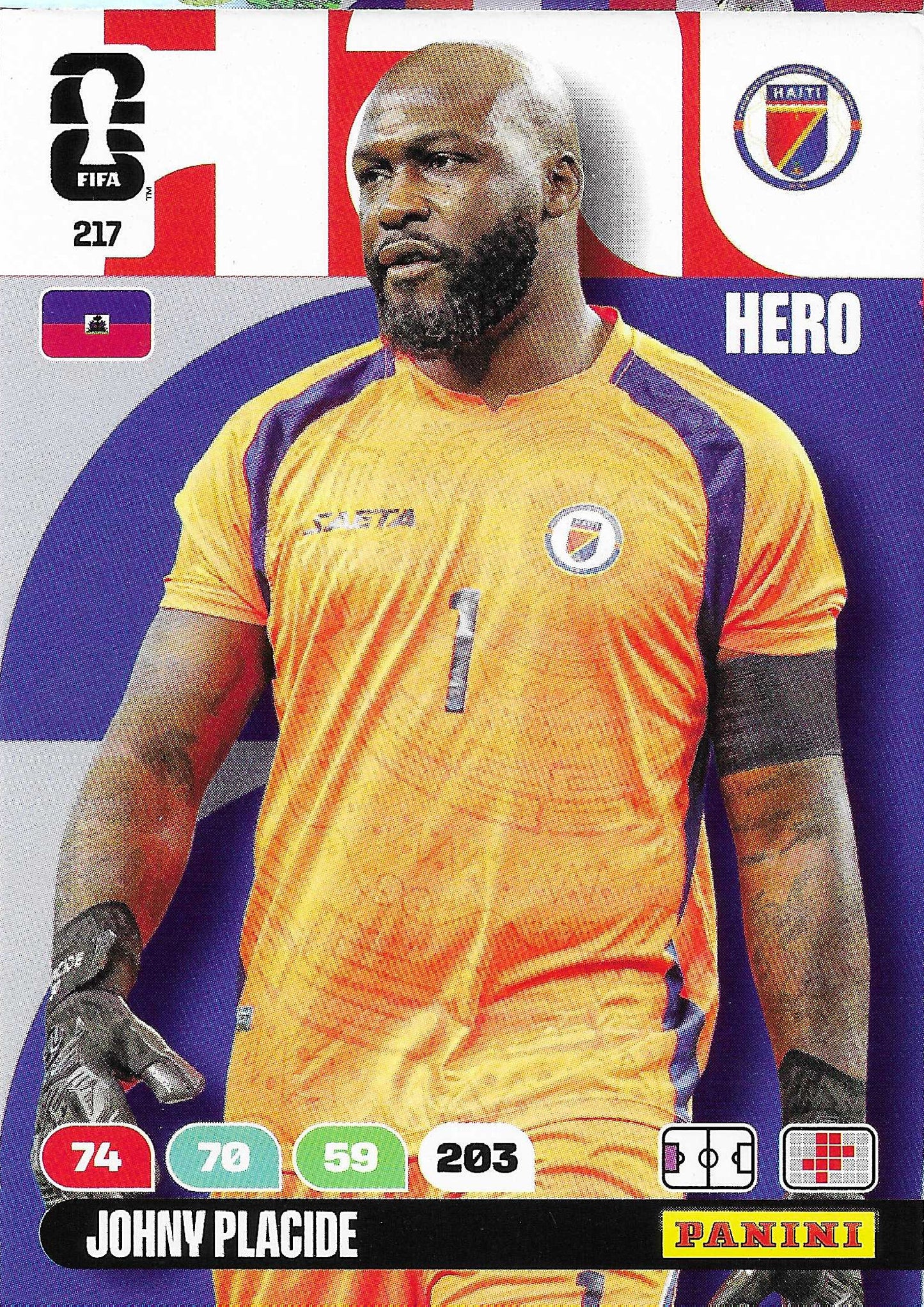 Johny Placide Básica (217)  - Adrenalyn XL World Cup 2026