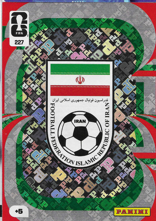 Escudo Irán (227)  - Adrenalyn XL World Cup 2026