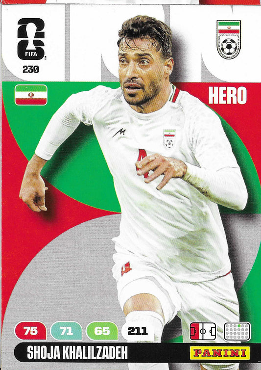 Shoja Khalilzadeh Básica (230)  - Adrenalyn XL World Cup 2026