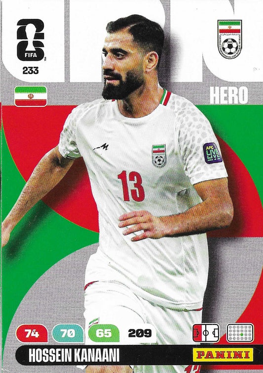 Hossein Kanaani Básica (233)  - Adrenalyn XL World Cup 2026