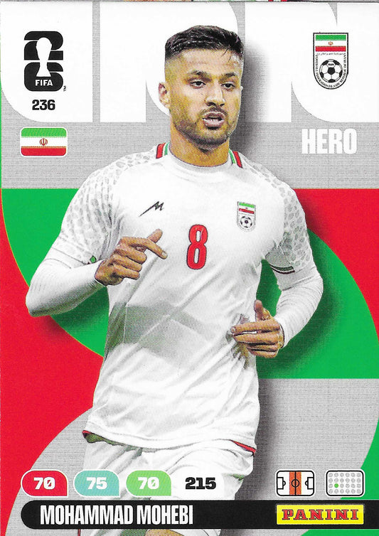 Mohammad Mohebi Básica (236)  - Adrenalyn XL World Cup 2026