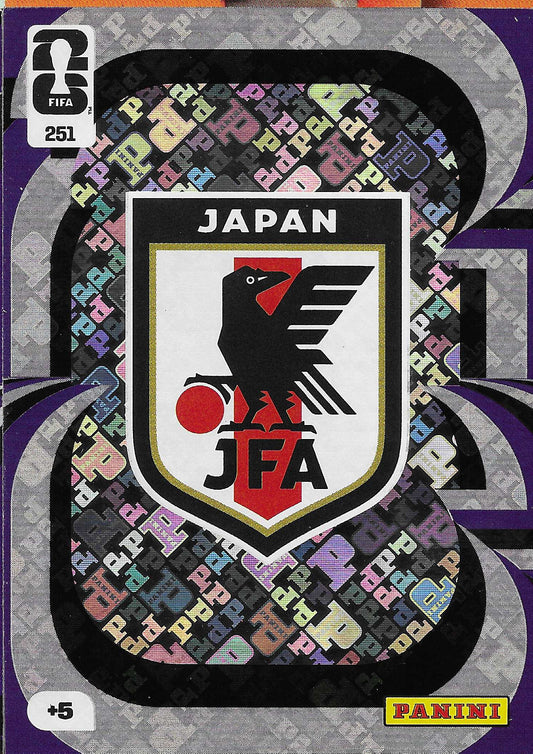 Escudo Japón (251)  - Adrenalyn XL World Cup 2026
