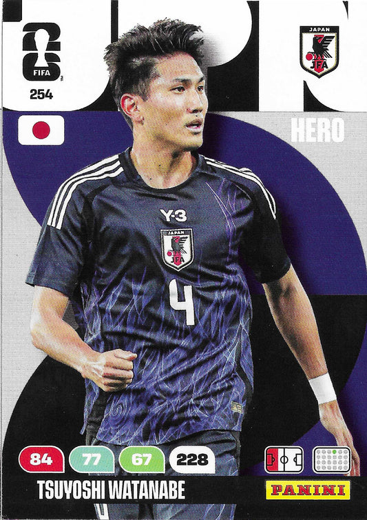 Tsuyoshi Watanabe Básica (254)  - Adrenalyn XL World Cup 2026
