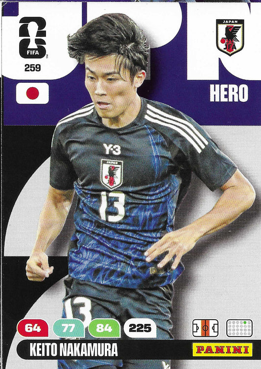 Keito Nakamura Básica (259)  - Adrenalyn XL World Cup 2026