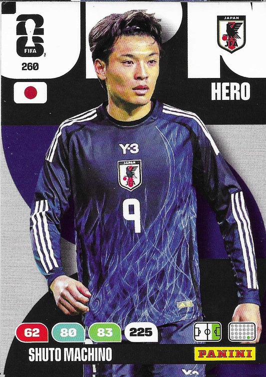 Shuto Machino Básica (260)  - Adrenalyn XL World Cup 2026