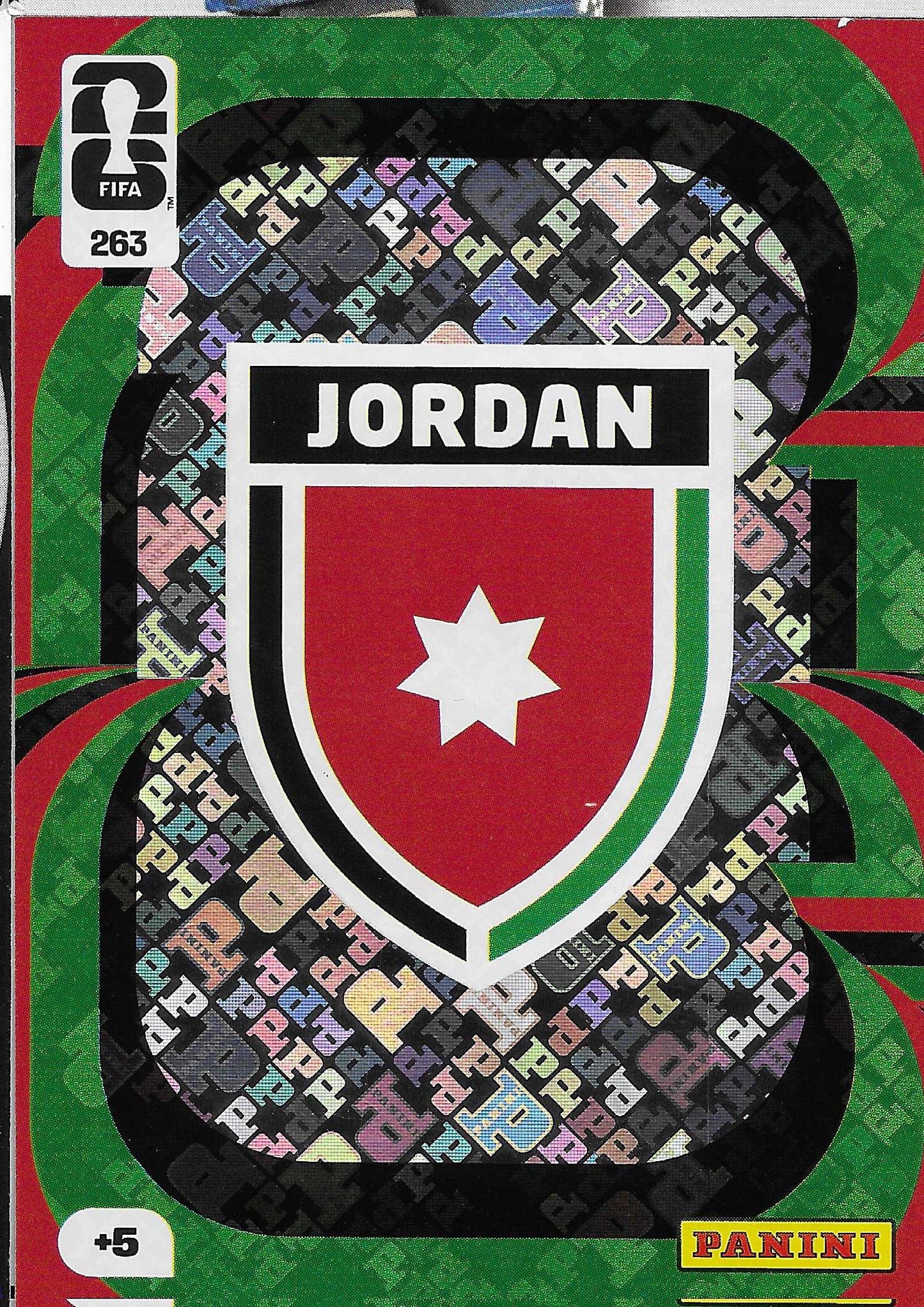 Escudo Jordania (263)  - Adrenalyn XL World Cup 2026