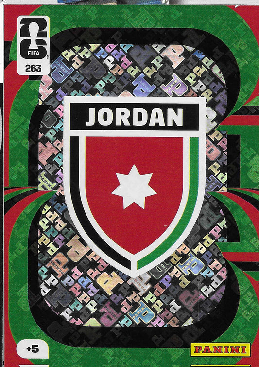 Escudo Jordania (263)  - Adrenalyn XL World Cup 2026