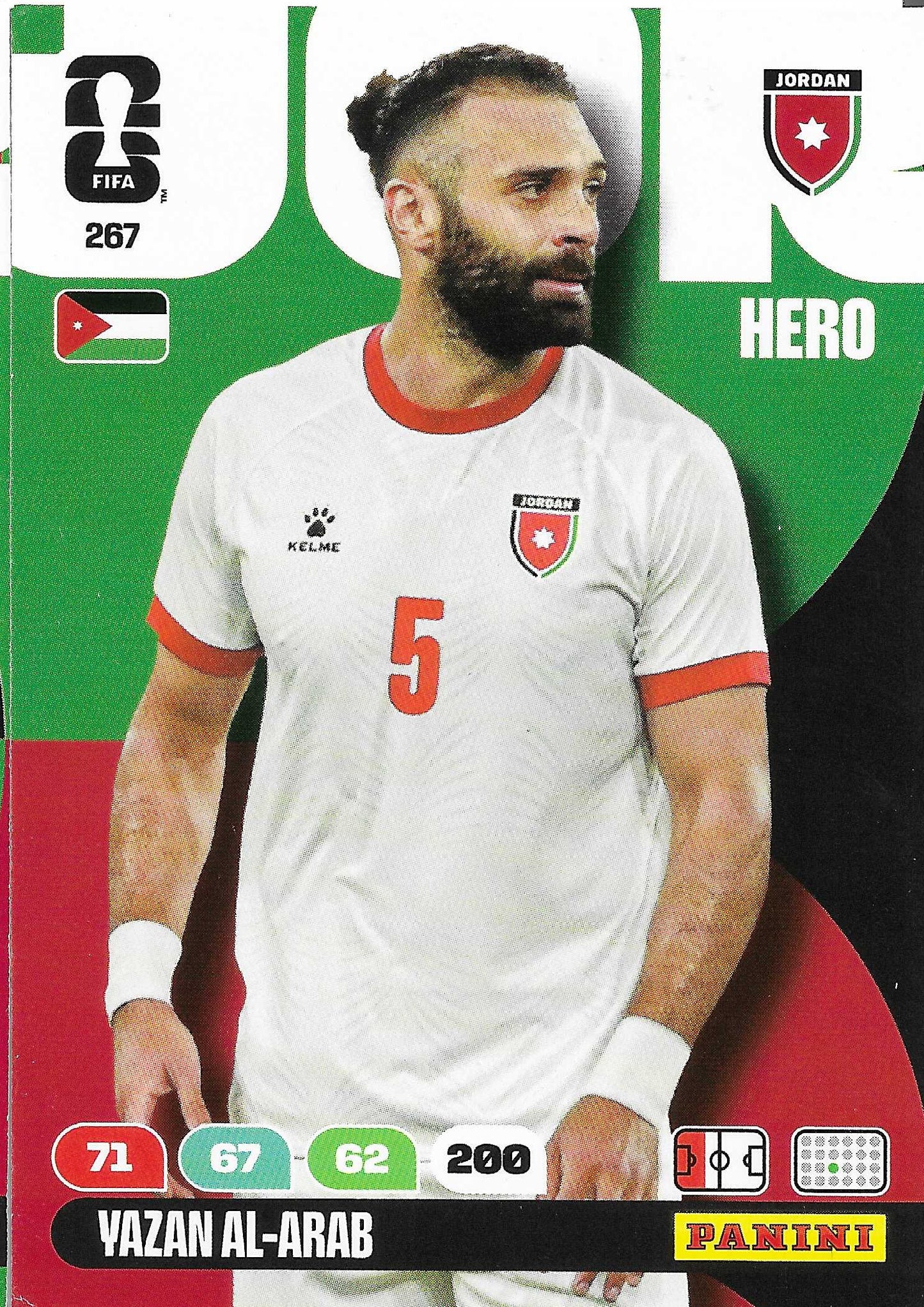Yazan Al-Arab Básica (267)  - Adrenalyn XL World Cup 2026