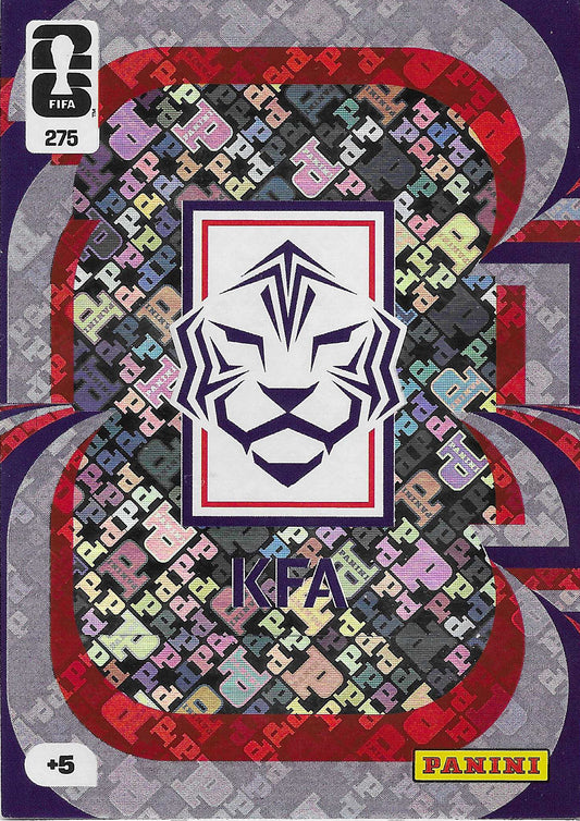 Escudo Korea del Sur (275)  - Adrenalyn XL World Cup 2026