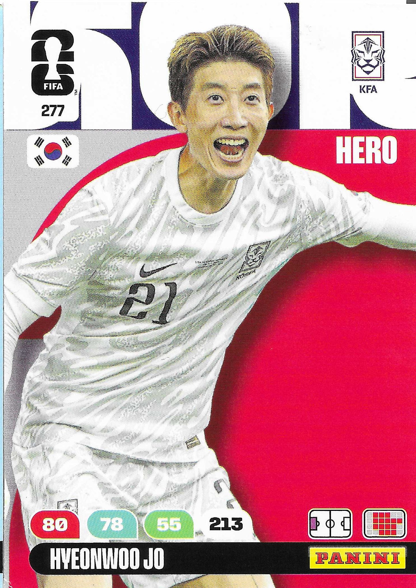 Hyeonwoo Jo Básica (277)  - Adrenalyn XL World Cup 2026