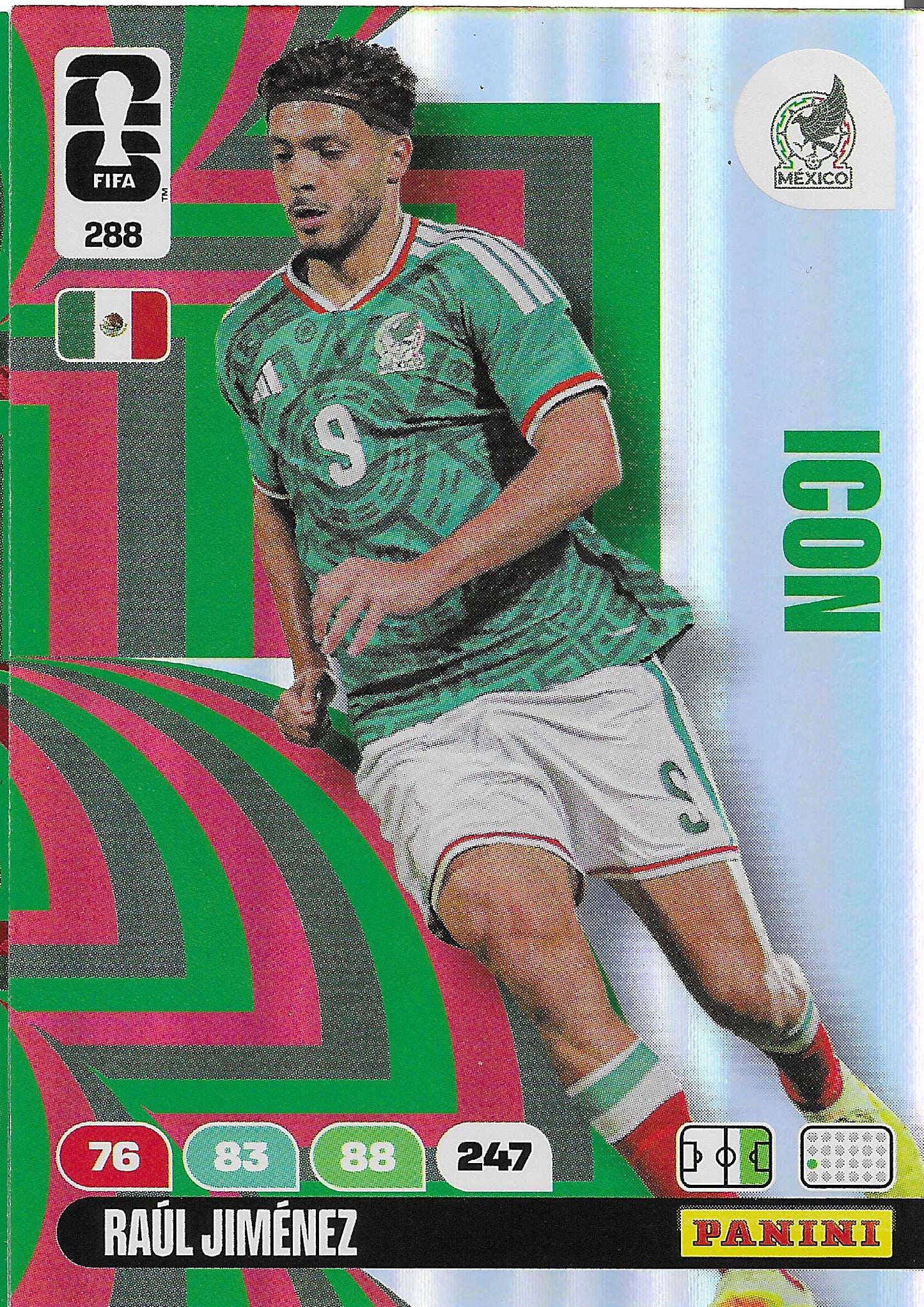 Raúl Jiménez Icon (288)  - Adrenalyn XL World Cup 2026