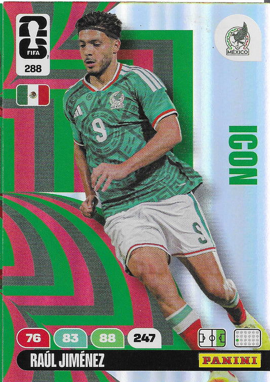 Raúl Jiménez Icon (288)  - Adrenalyn XL World Cup 2026
