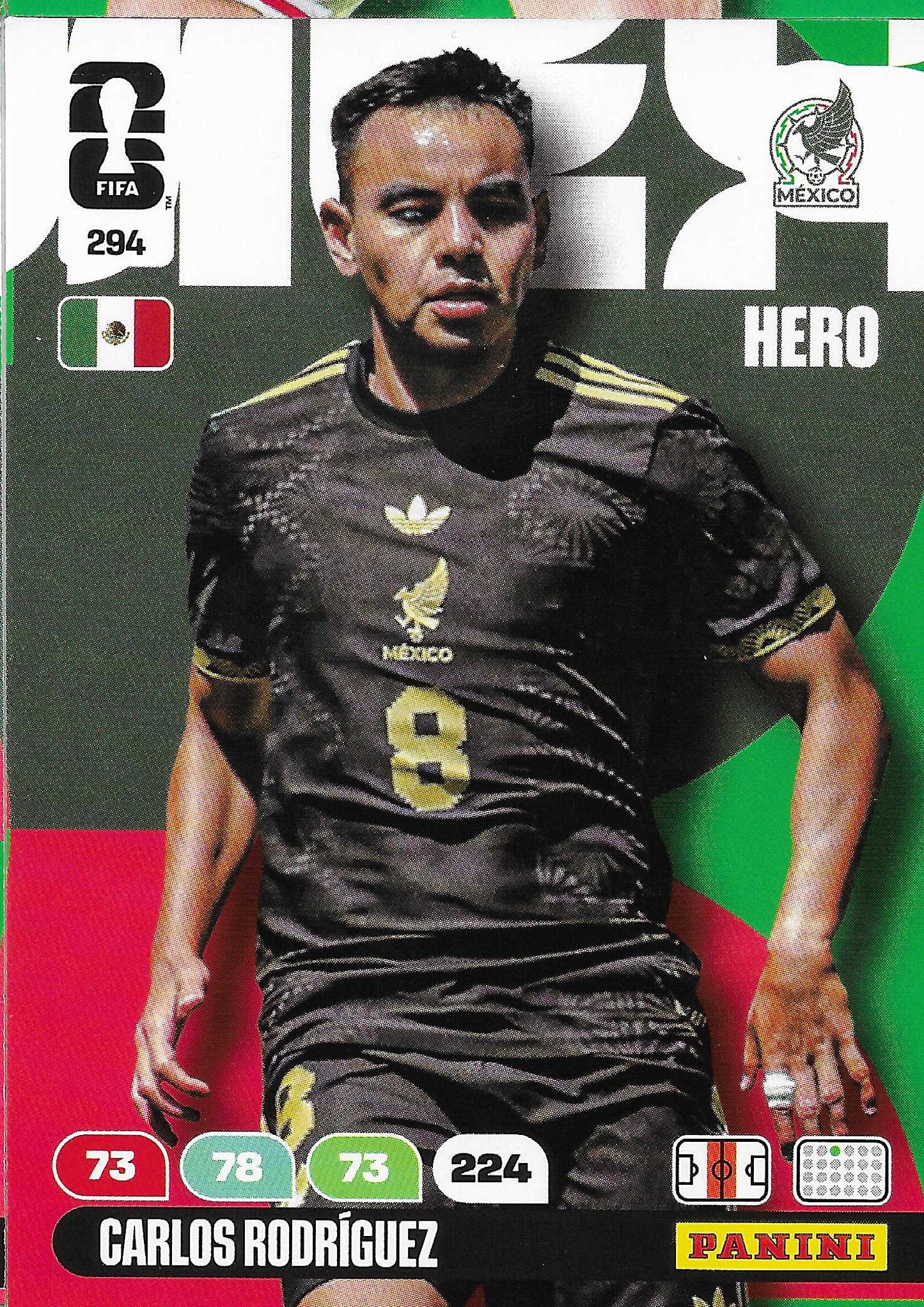 Carlos Rodríguez Básica (294)  - Adrenalyn XL World Cup 2026