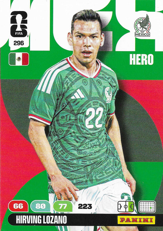 Hirving Lozano Básica (296)  - Adrenalyn XL World Cup 2026