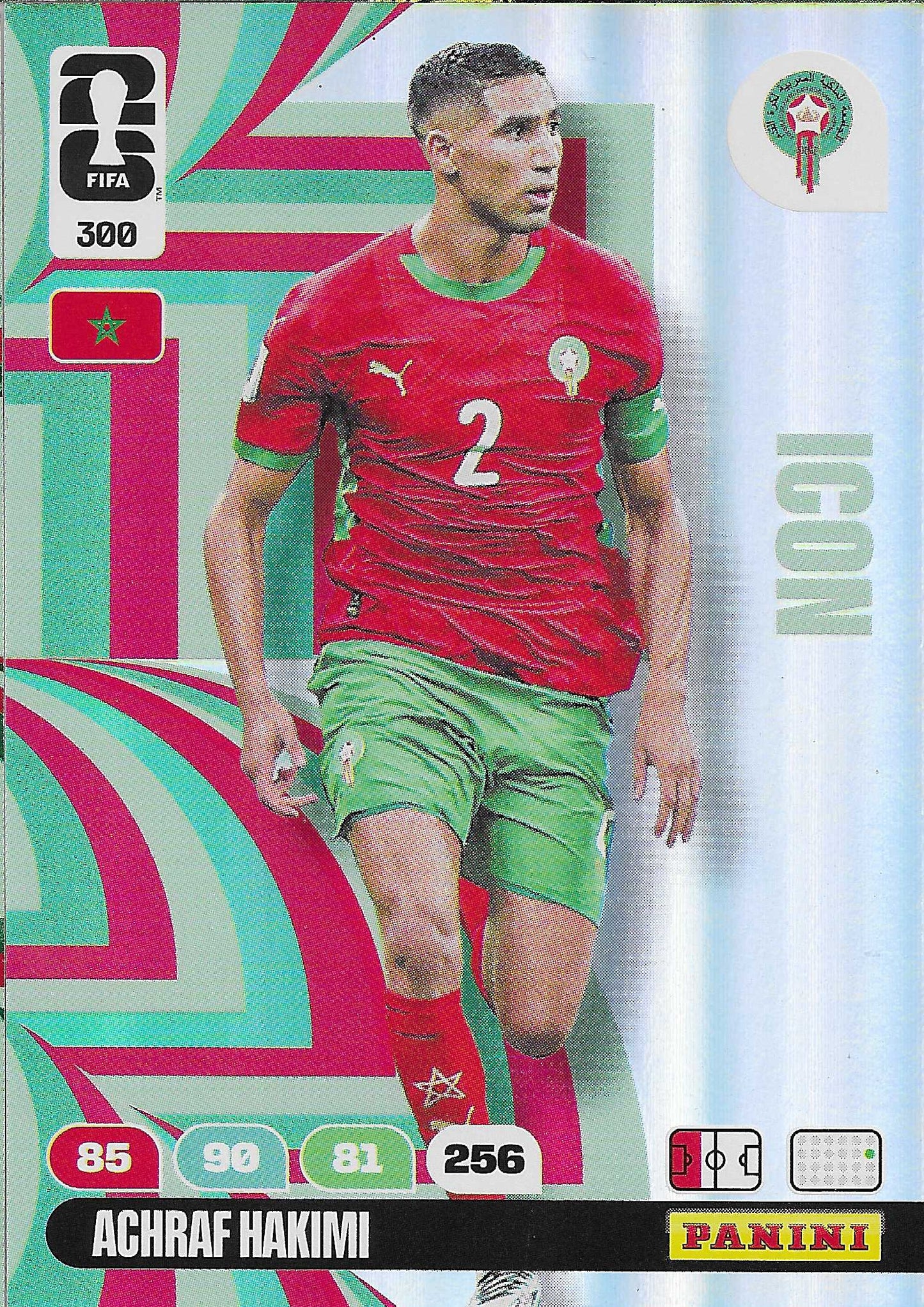 Achraf Hakimi Icon (300)  - Adrenalyn XL World Cup 2026