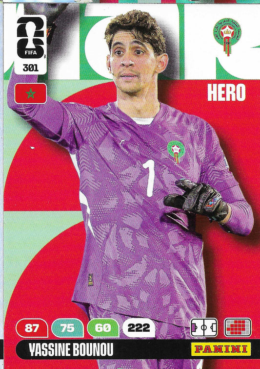 Yassine Bounou Básica (301)  - Adrenalyn XL World Cup 2026