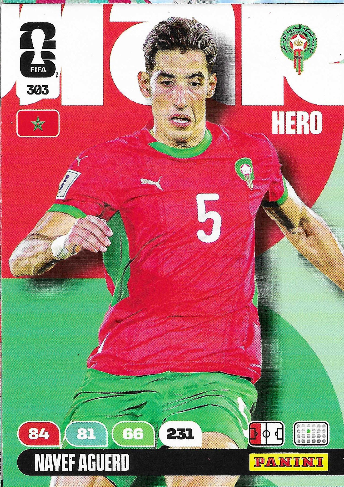 Nayef Aguerd Básica (303)  - Adrenalyn XL World Cup 2026