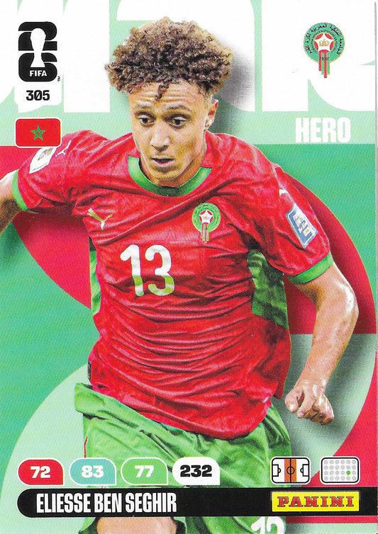Eliesse Ben Seghir Básica (305)  - Adrenalyn XL World Cup 2026