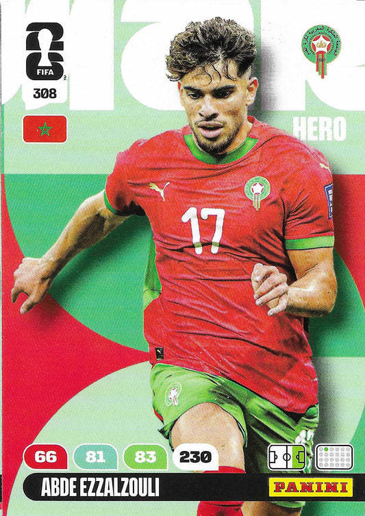 Abde Ezzalzouli Básica (308)  - Adrenalyn XL World Cup 2026