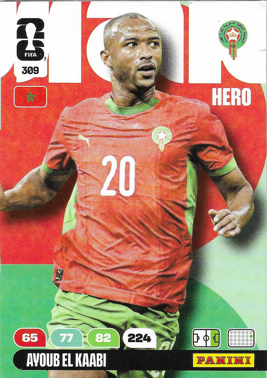Ayoub El Kaabi Básica (309)  - Adrenalyn XL World Cup 2026