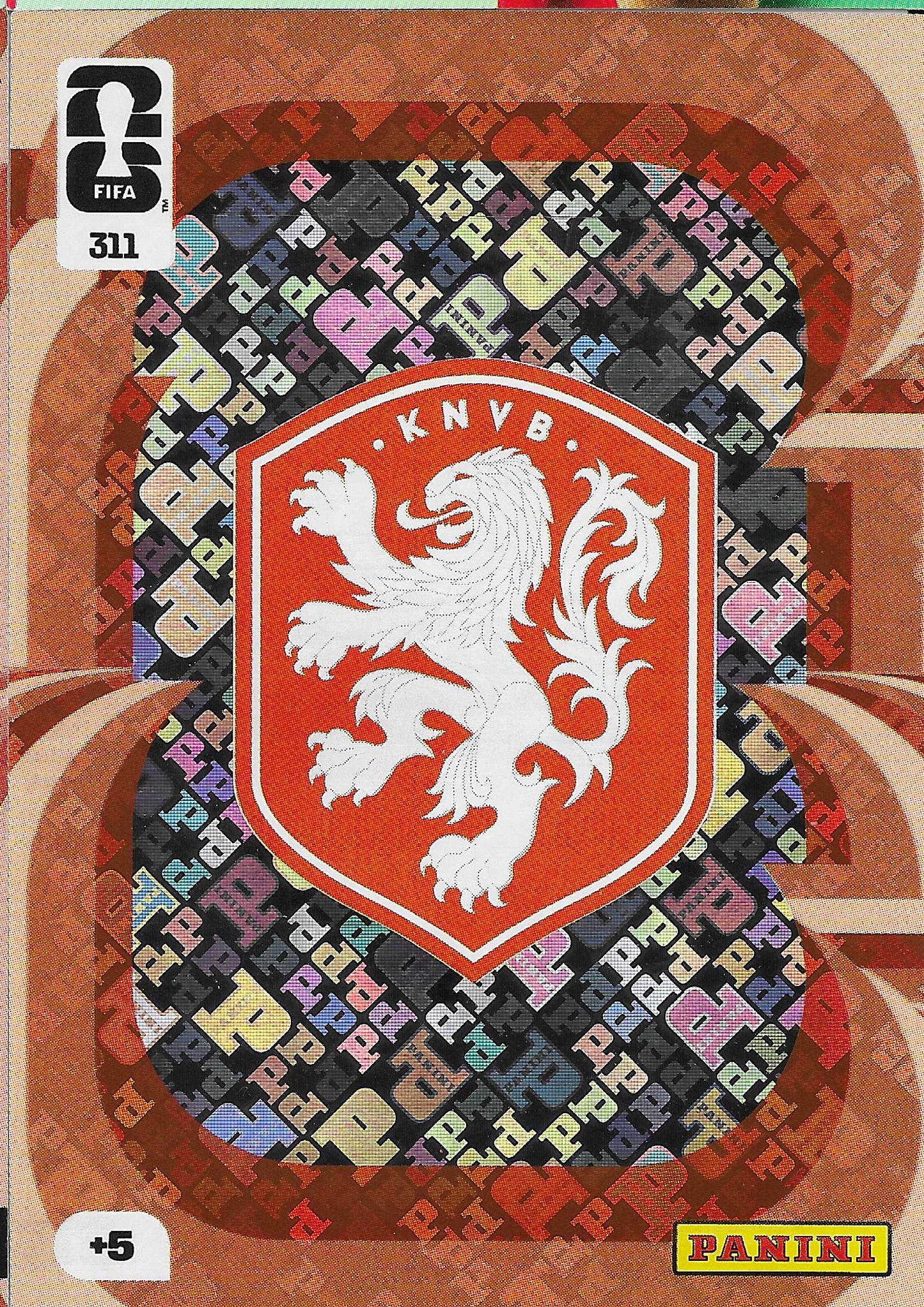 Escudo Países Bajos (311)  - Adrenalyn XL World Cup 2026