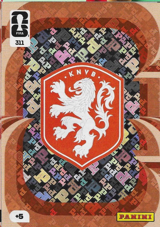 Escudo Países Bajos (311)  - Adrenalyn XL World Cup 2026