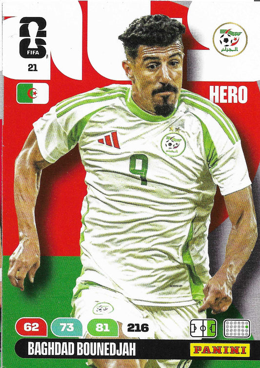 Baghdad Bounedjah Básica (21)  - Adrenalyn XL World Cup 2026
