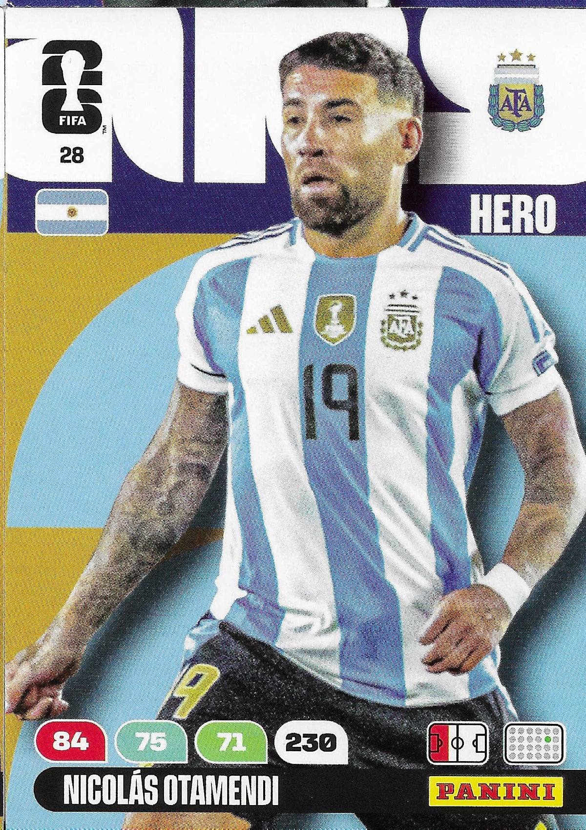 Nicolás Otamendi Básica (28)  - Adrenalyn XL World Cup 2026