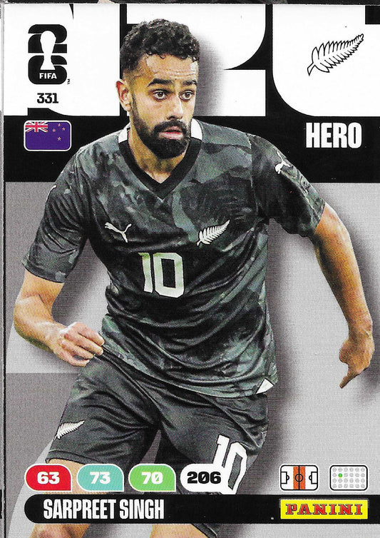 Sarpreet Singh Básica (331)  - Adrenalyn XL World Cup 2026