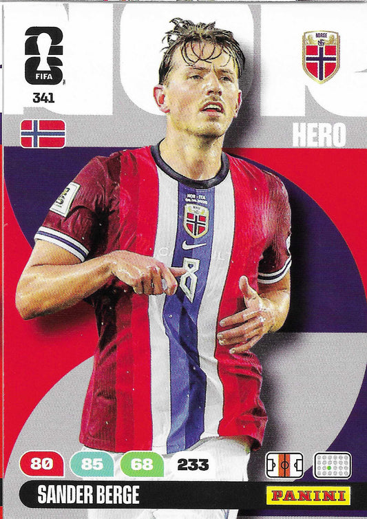 Sander Berge Básica (341)  - Adrenalyn XL World Cup 2026