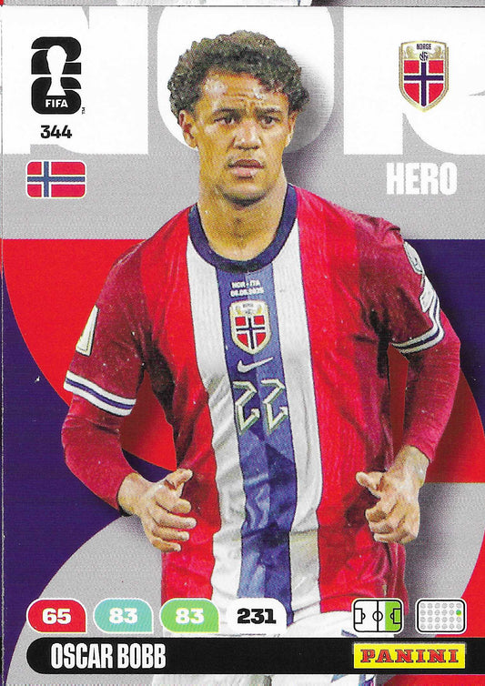 Oscar Bobb Básica (344)  - Adrenalyn XL World Cup 2026