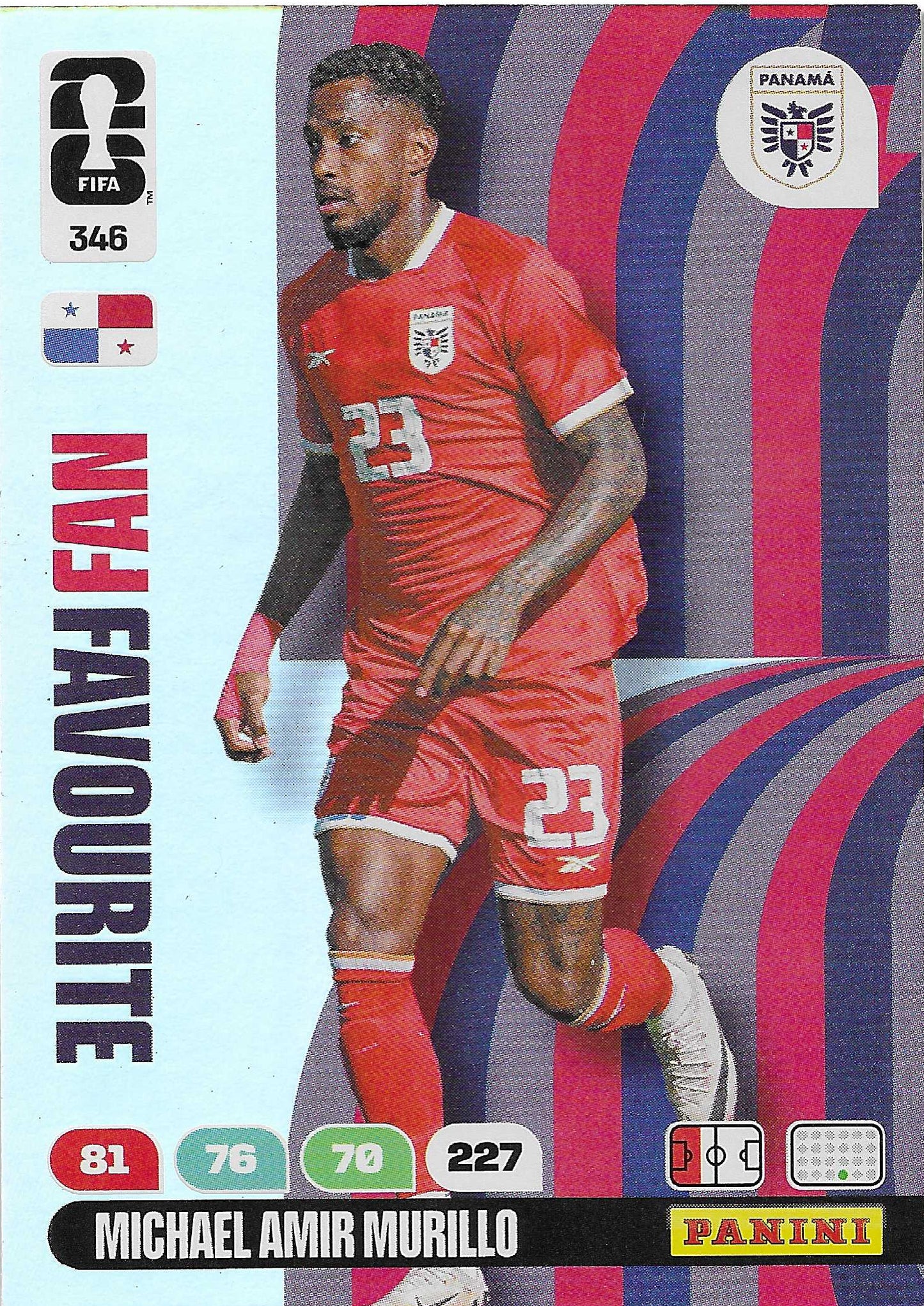 Michael Amir Murillo Fan Favorite (346)  - Adrenalyn XL World Cup 2026