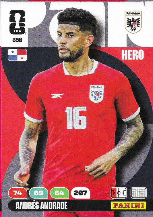 Andrés Andrade Básica (350)  - Adrenalyn XL World Cup 2026