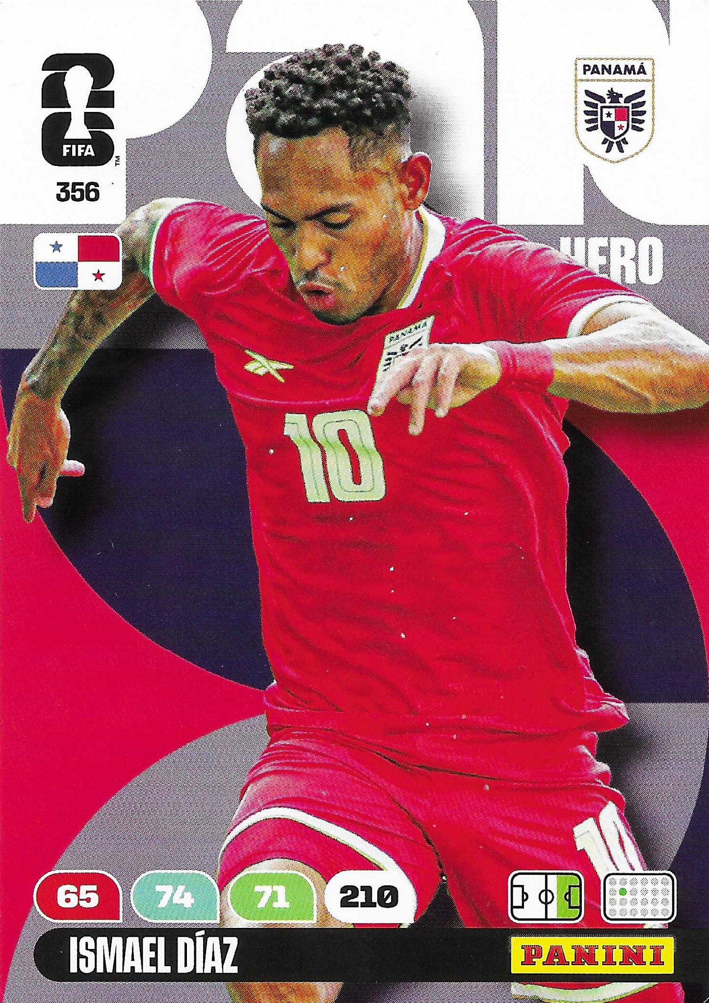 Ismael Díaz Básica (356)  - Adrenalyn XL World Cup 2026