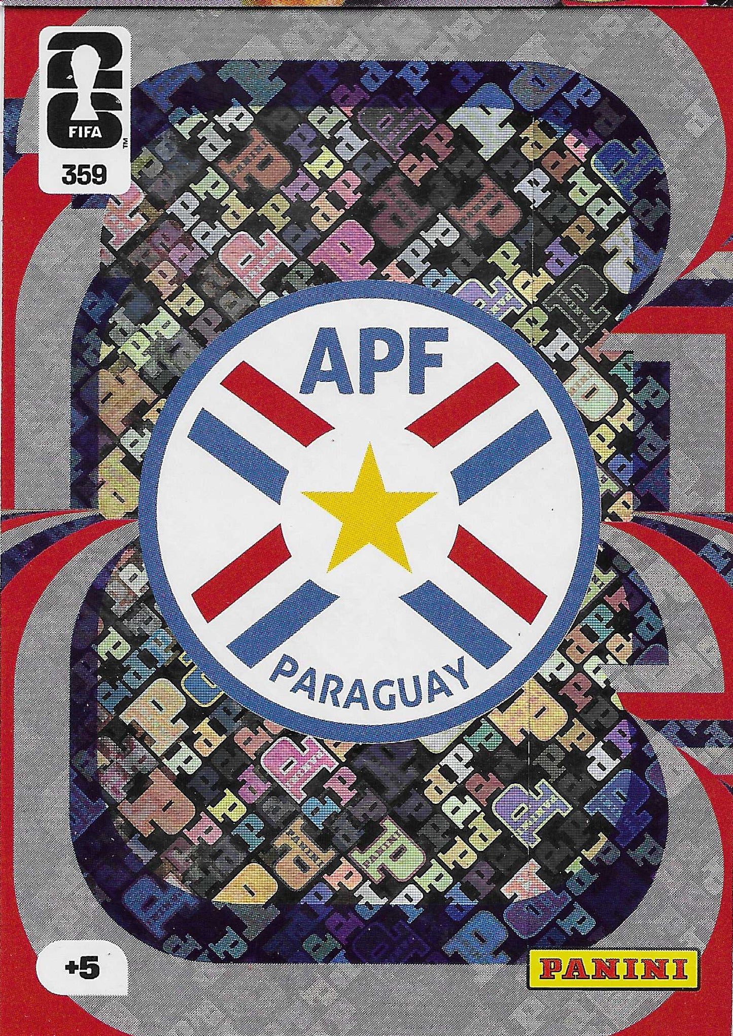 Escudo Paraguay (359)  - Adrenalyn XL World Cup 2026