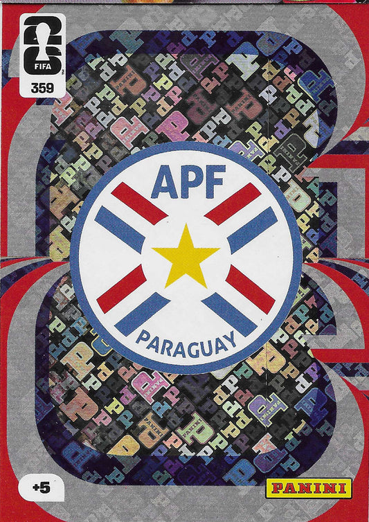 Escudo Paraguay (359)  - Adrenalyn XL World Cup 2026