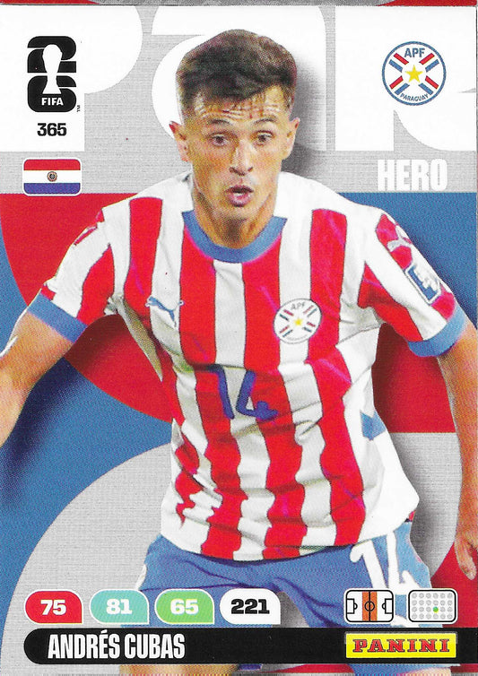 Andrés Cubas Básica (365)  - Adrenalyn XL World Cup 2026
