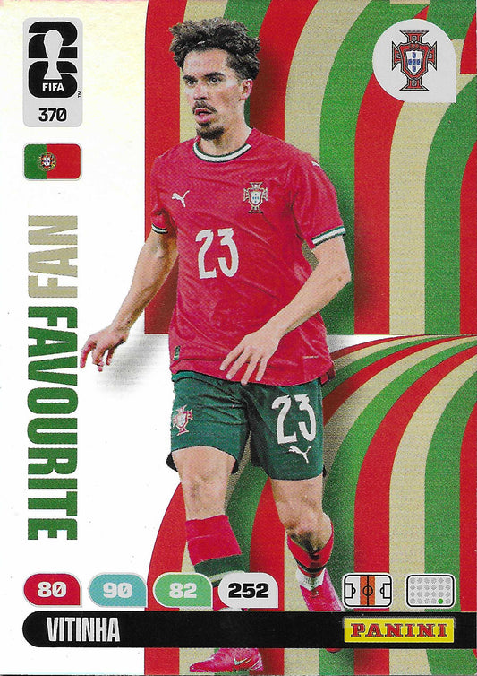 Vitinha Fan Favorite (370)  - Adrenalyn XL World Cup 2026