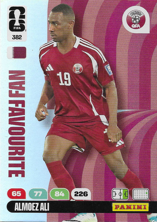 Almoez Ali Fan Favorite (382)  - Adrenalyn XL World Cup 2026