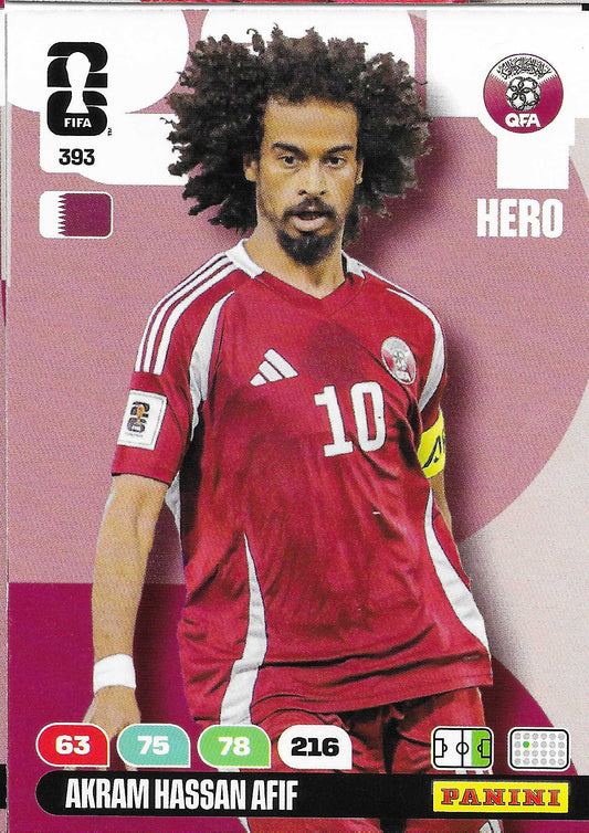 Akram Hassan Afif Básica (393)  - Adrenalyn XL World Cup 2026