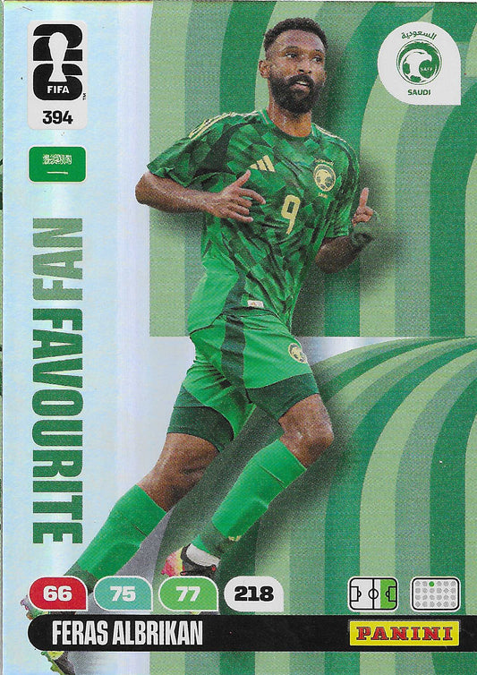 Feras Albrikan Fan Favorite (394)  - Adrenalyn XL World Cup 2026