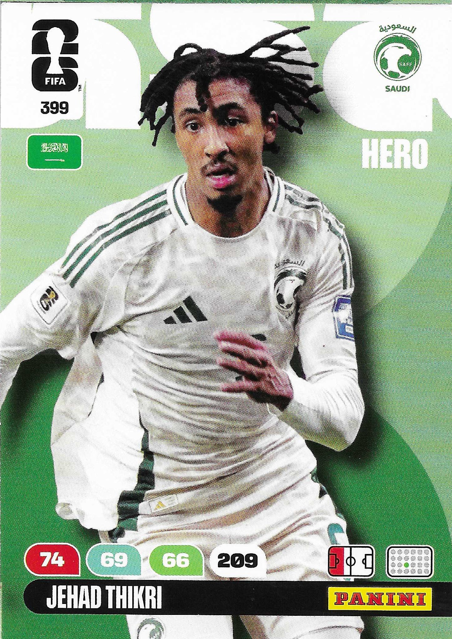 Jehad Thakri Básica (399)  - Adrenalyn XL World Cup 2026