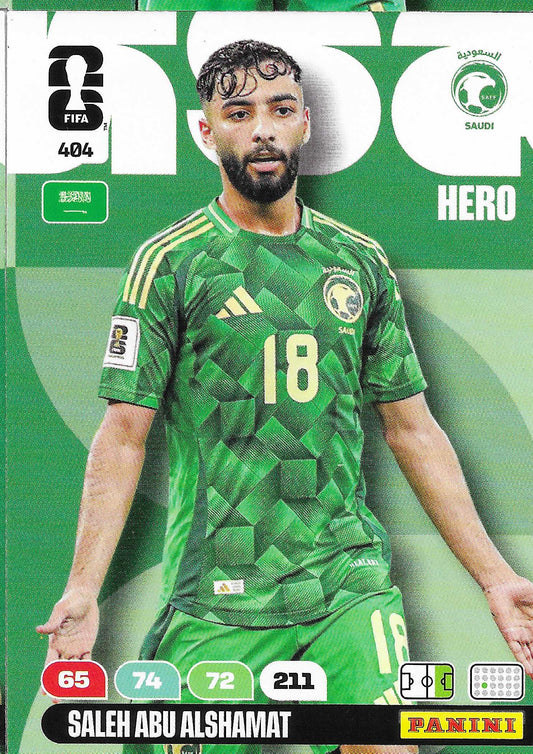 Saleh Abu Alshamat Básica (404)  - Adrenalyn XL World Cup 2026