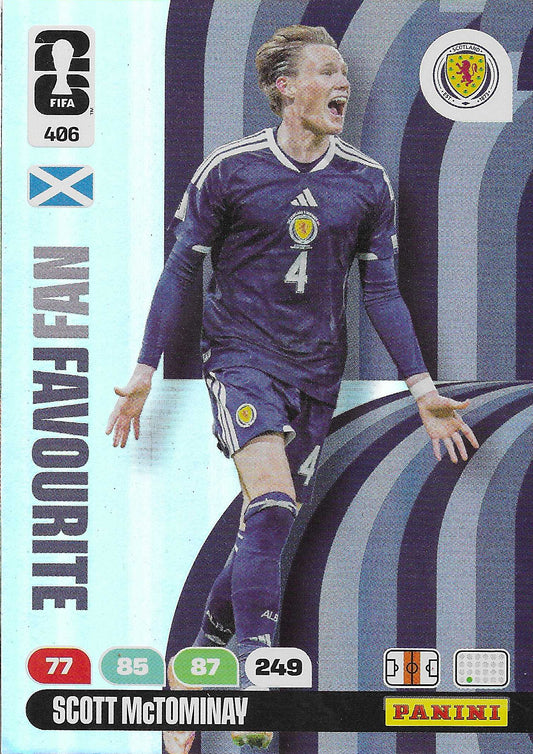 Scott Mctominay Fan Favorite (406)  - Adrenalyn XL World Cup 2026