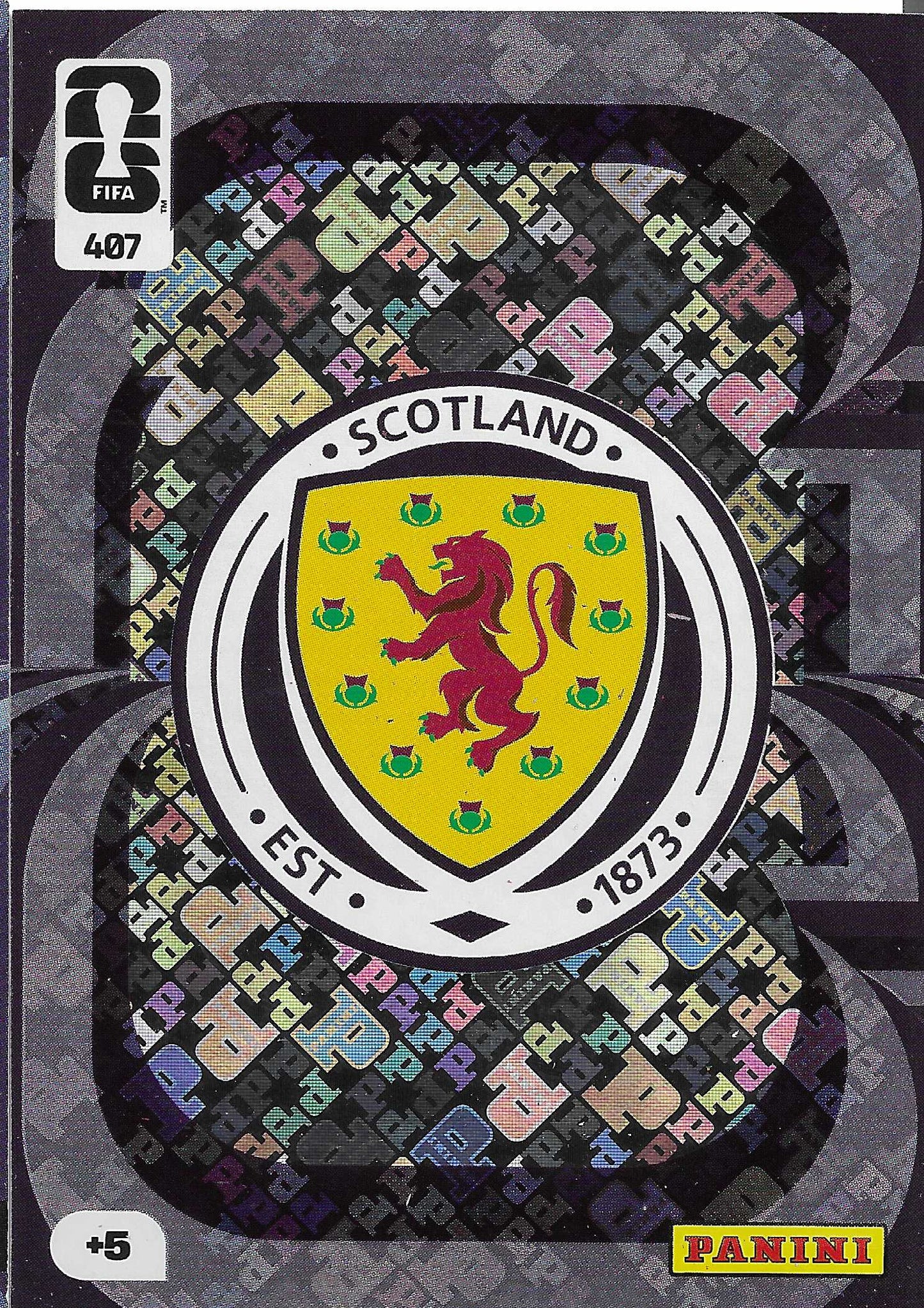 Escudo Escocia (407)  - Adrenalyn XL World Cup 2026