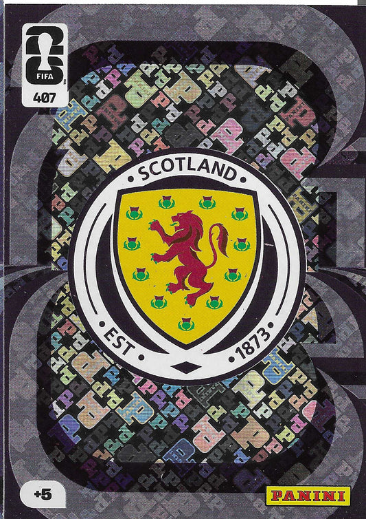 Escudo Escocia (407)  - Adrenalyn XL World Cup 2026