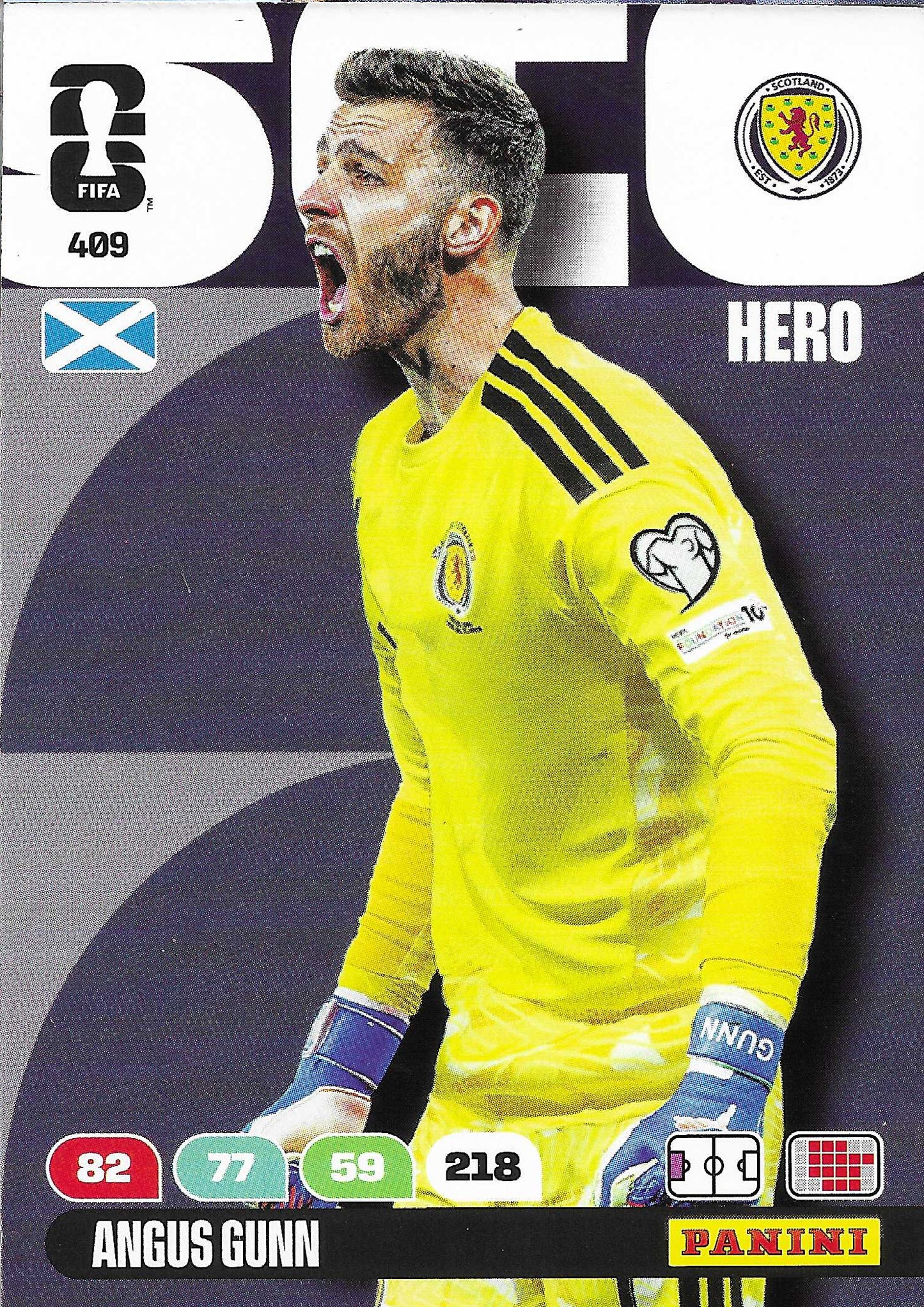 Angus Gunn Básica (409)  - Adrenalyn XL World Cup 2026