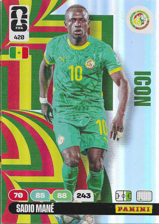 Sadio Mané Icon (420)  - Adrenalyn XL World Cup 2026